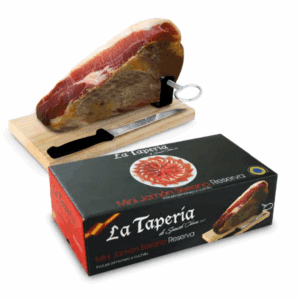 Serrano Schinken Mini St?nder/Messer 950 g Taperia