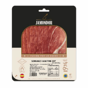 Schinken Serrano geschnitten 100g Jamondor